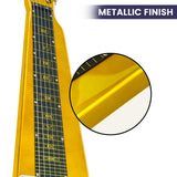 Guitars: Karrera 29in 6-String Lap Steel Hawaiian Guitar - Metallic Gold