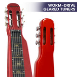 Guitars: Karrera 6-String Steel Lap Guitar - Metallic Red