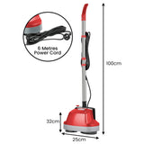 Pool Sweeps & Vacuums: Klika Hauskeeper 5 in 1 Electric 240V Floor Polisher w/ 6M Power Cable Timber Hard Waxer Buffer Cleaner Red
