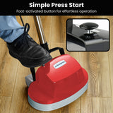 Pool Sweeps & Vacuums: Klika Hauskeeper 5 in 1 Electric 240V Floor Polisher w/ 6M Power Cable Timber Hard Waxer Buffer Cleaner Red