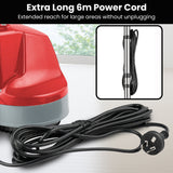 Pool Sweeps & Vacuums: Klika Hauskeeper 5 in 1 Electric 240V Floor Polisher w/ 6M Power Cable Timber Hard Waxer Buffer Cleaner Red