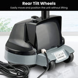 Vacuums: Kartrite Hauskeeper Gen2 5-in-1 Black Electric Floor Polisher Hard Waxer Buffer Scrubber Cleaner 240v With Twin Rotating Brushes 6m Power Cord