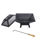 Fire Pits: Wallaroo Portable Outdoor Fire Pit for BBQ, Grilling, Cooking, Camping