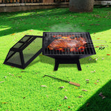 Fire Pits: Wallaroo Portable Outdoor Fire Pit for BBQ, Grilling, Cooking, Camping