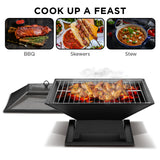 Fire Pits: Wallaroo Portable Outdoor Fire Pit for BBQ, Grilling, Cooking, Camping