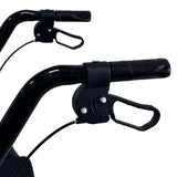 Mobility & Accessibility: Orthonica Foldable Mobility Steel Rollator 136kg Max Capacity Black