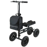 Mobility & Accessibility: Orthonica Mobility Steel Knee Scooter Walker Steerable Ergonomic Foldable Scooter 10-inch Wheels Height Adjustable Steel Frame 136kg Weight Capacity