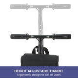 Mobility & Accessibility: Orthonica Mobility Steel Knee Scooter Walker Steerable Ergonomic Foldable Scooter 10-inch Wheels Height Adjustable Steel Frame 136kg Weight Capacity