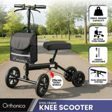 Mobility & Accessibility: Orthonica Knee Walker with Adjustable Pad and Dual Brakes