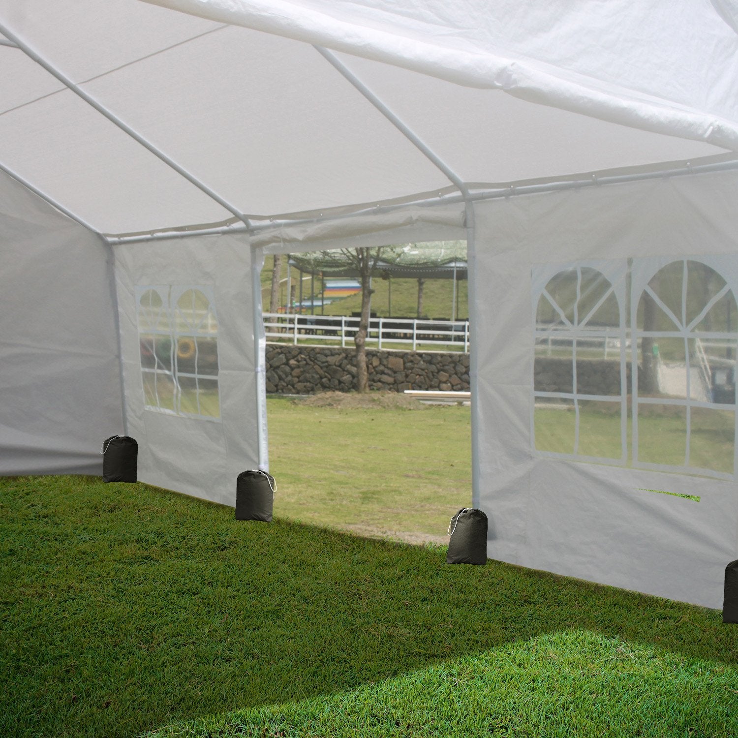 Tents: Wallaroo 12m x 6m outdoor event marquee carport tent