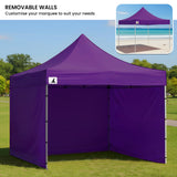 Canopies & Gazebos: Wallaroo Gazebo Tent Marquee 3x3 PopUp Outdoor Purple
