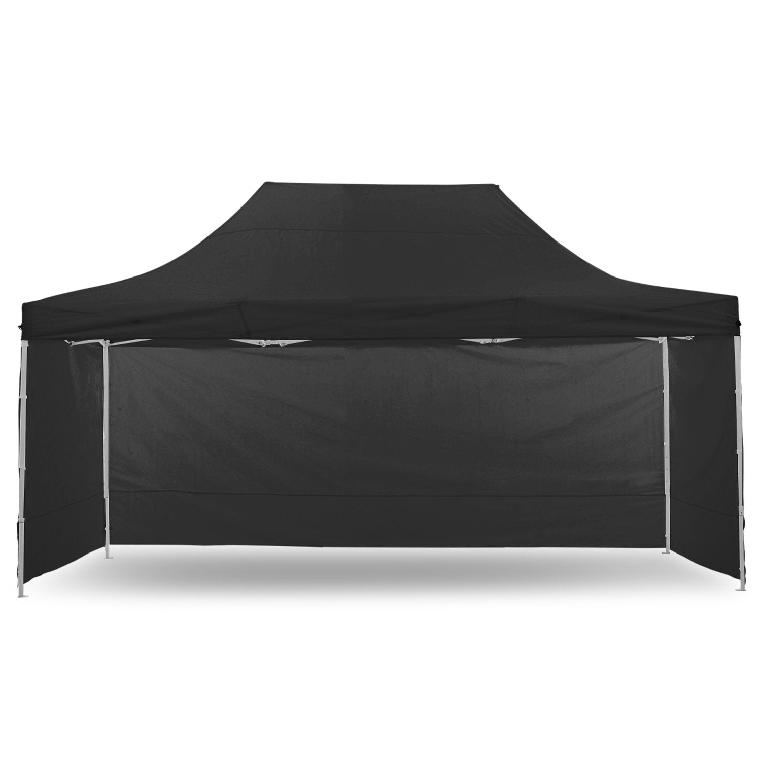 Canopies & Gazebos: Wallaroo Gazebo Tent Marquee 3x4.5m PopUp Outdoor Black