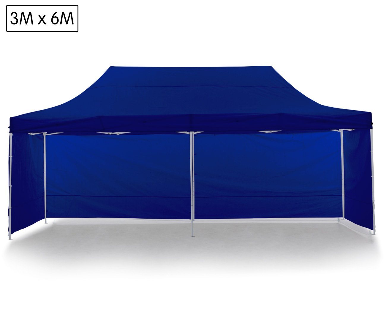 Canopies & Gazebos: Wallaroo Gazebo Tent Marquee 3x6m PopUp Outdoor Wallaroo Blue
