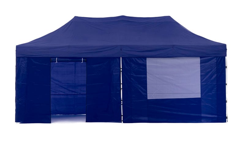 Canopies & Gazebos: Wallaroo Gazebo Tent Marquee 3x6m PopUp Outdoor Wallaroo Blue