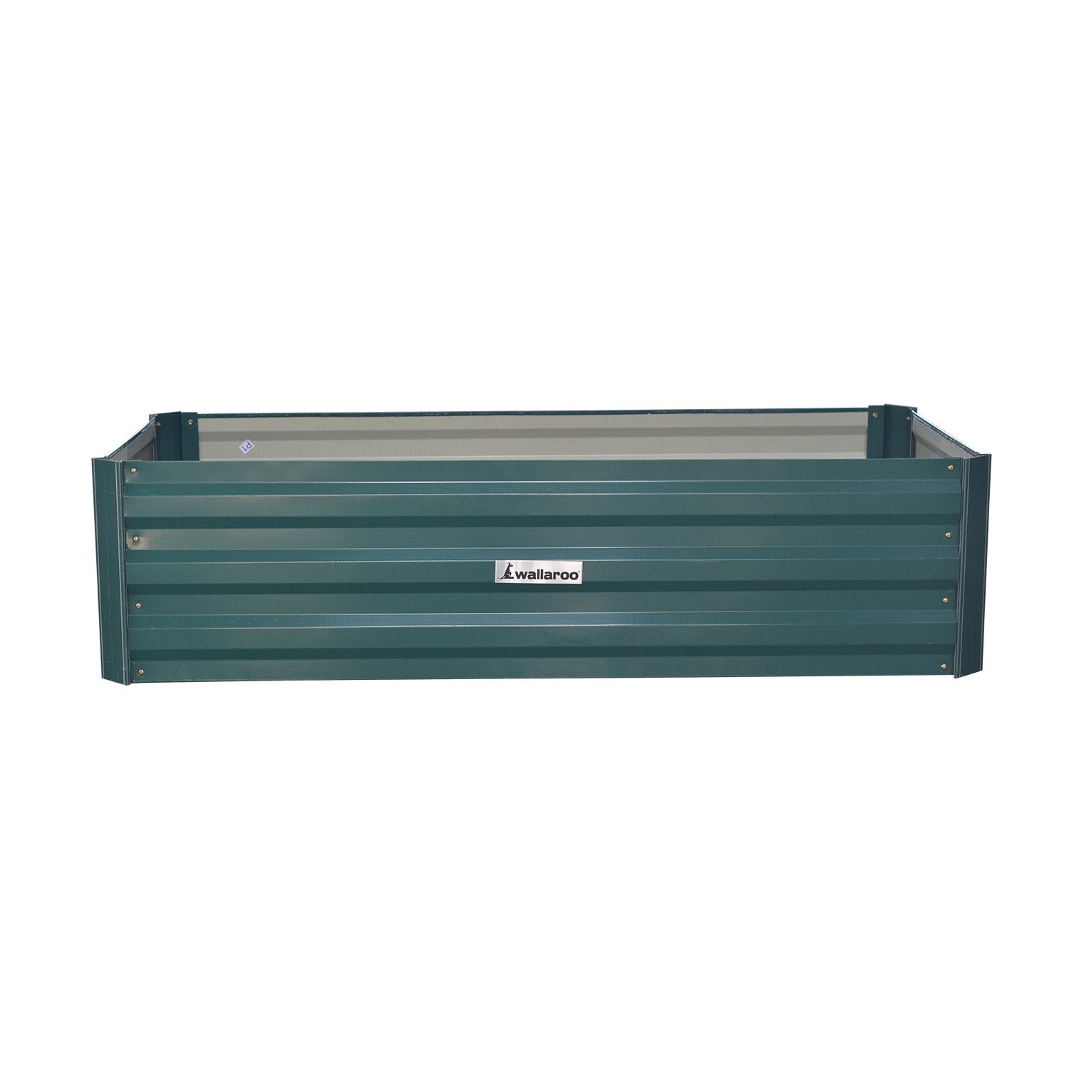 Beds & Bed Frames: Wallaroo Garden Bed 120 x 60 x 30cm Galvanized Steel - Green