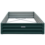 Beds & Bed Frames: Wallaroo Garden Bed 240 x 120 x 30cm Galvanized Steel - Green