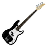 Guitars: Karrera 39in Electric Guitar Bass Tuner Music 4-String Instrument Full Size Black