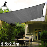 Canopies & Gazebos: Wallaroo Outdoor Sun Shade Sail Canopy Grey Square 2.5 x 2.5M