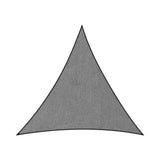 Canopies & Gazebos: Wallaroo 280GSM Outdoor Sun Shade Sail Canopy Grey Triangle 7m x 7m x 7m