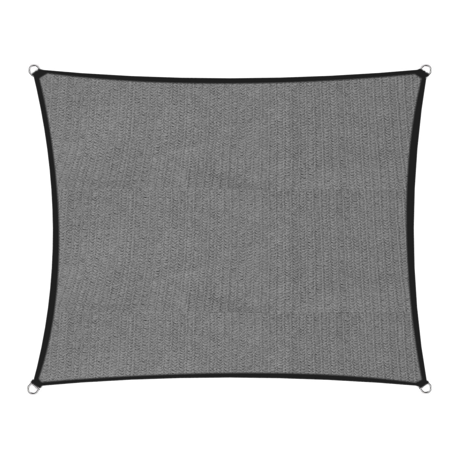 Canopies & Gazebos: Wallaroo Outdoor Sun Shade Sail Canopy Grey Square 8 x 8M
