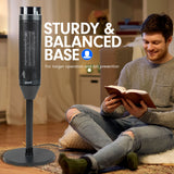 Camping Appliances: Pronti Electric Tower Heater 2000W Ceramic Portable Remote - Black