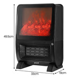 Electric Heaters: Pronti 2000W 3D Fire PTC Electric Portable Room Heater
