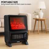 Electric Heaters: Pronti 2000W 3D Fire PTC Electric Portable Room Heater