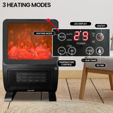 Electric Heaters: Pronti 2000W 3D Fire PTC Electric Portable Room Heater