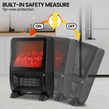 Electric Heaters: Pronti 2000W 3D Fire PTC Electric Portable Room Heater