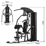 Powertrain Home Multi Gym 560 Full Body Training with 90kg Weight Stack Home Gym
