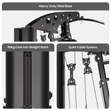 Powertrain Home Multi Gym 560 Full Body Training with 90kg Weight Stack Home Gym