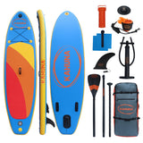 Paddleboards: Kahuna Hana Inflatable Stand Up Paddle Board 10FT w/ iSUP Accessories