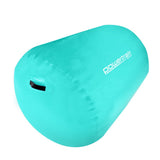 Gymnastics: Powertrain Sports Inflatable Gymnastics Air Barrel Exercise Roller 120 x 75cm - Green