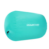 Gymnastics: Powertrain Sports Inflatable Gymnastics Air Barrel Exercise Roller 120 x 75cm - Green