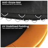 Trampolines & Accessories: Kahuna 6ft Trampoline Replacememnt Safety Pad Cover and Spring Jumping Bounce Mat Orange