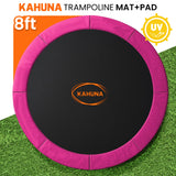 Trampolines & Accessories: Kahuna 8ft Replacement Trampoline Safety Pad Cover and Jumping Spring Mat - Pink