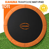 Trampolines & Accessories: Kahuna 10ft Replacement Trampoline Safety Pad Cover and Jumping Spring Mat - Orange