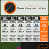 Trampolines & Accessories: Kahuna 16ft Replacement Trampoline Safety Pad Cover and Jumping Spring Mat - Blue