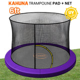 Trampolines & Accessories: Kahuna 6ft Trampoline Pad and Net - Purple
