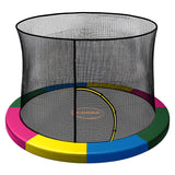 Trampolines & Accessories: Kahuna 6ft Trampoline Pad and Net - Rainbow