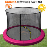 Trampolines & Accessories: Kahuna 8ft Trampoline Pad and Net - Pink