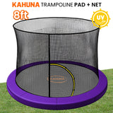 Trampolines & Accessories: Kahuna 8ft Trampoline Pad and Net - Purple