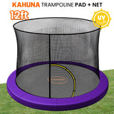 Trampolines & Accessories: Kahuna 12ft Trampoline Pad and Net - Purple