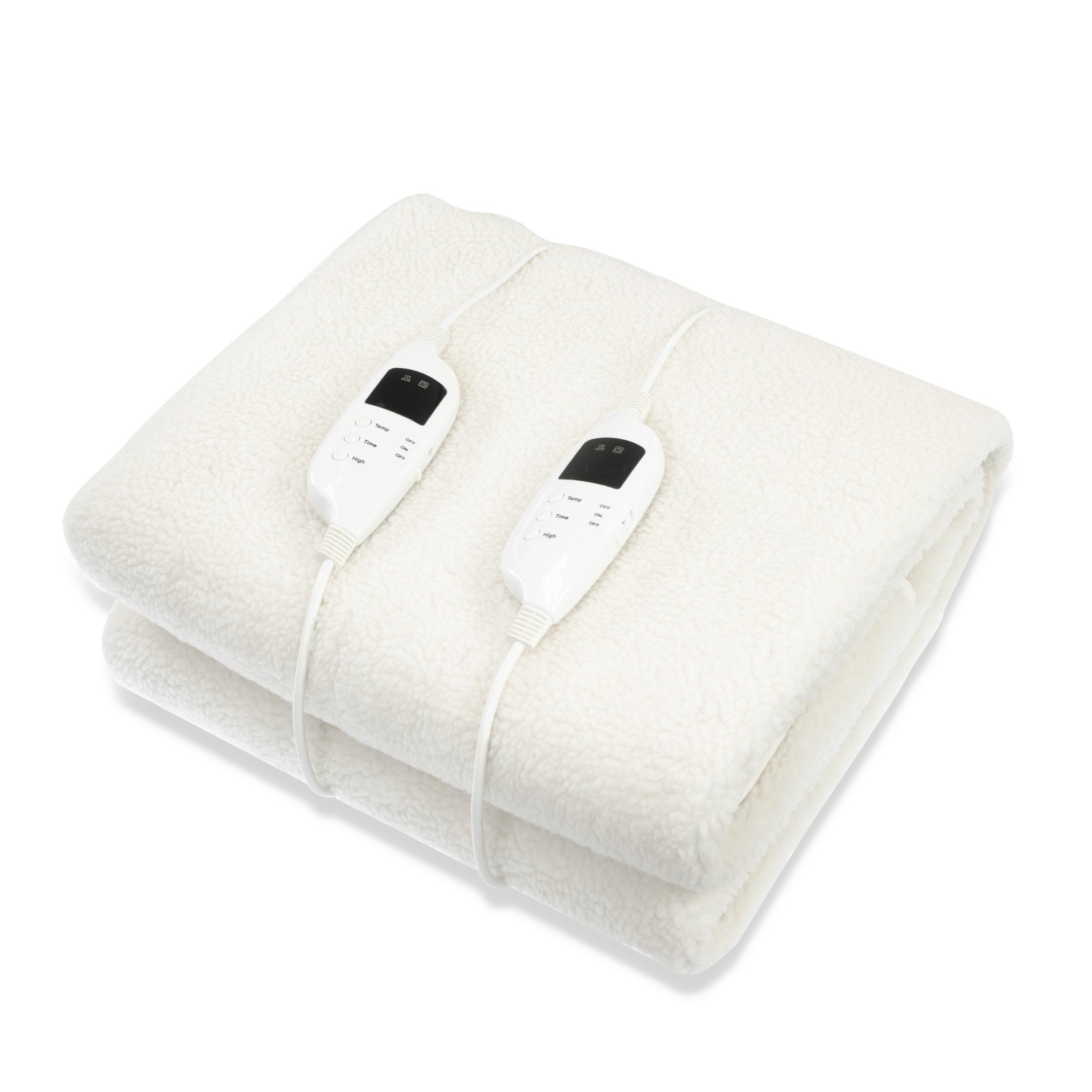 Blankets & Throws: Laura Hill Electric Blanket Heated Fitted King Size Bed Safety 9 Heat Levels