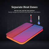 Blankets & Throws: Laura Hill Electric Blanket Heated Fitted King Size Bed Safety 9 Heat Levels