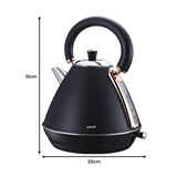 Distilling & Brewing: Pronti 1.7L Rose Trim Collection Kettle - Black
