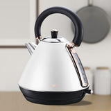 Fountain & Ponds Accessories: Pronti 1.7l Rose Trim Collection Kettle - White