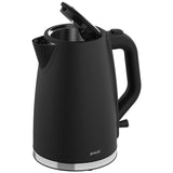 Kettles: Pronti Silver Noir Collection 1.7L Electric Kettle