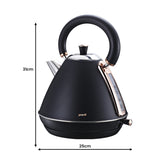 Party Supplies: Pronti Rose Trim Collection Toaster & Kettle Bundle - Black