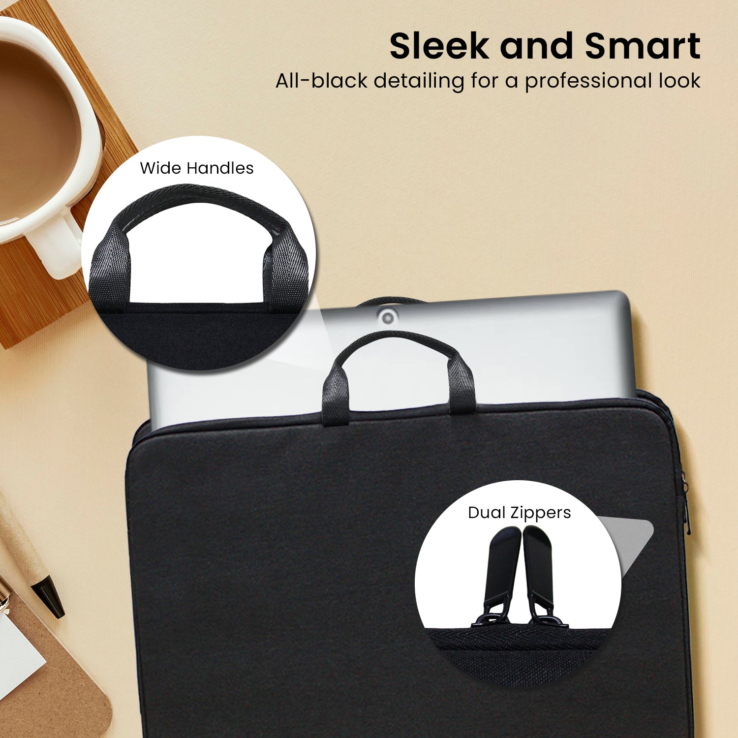 Backpacks: Klika 15.6” Water-Resistant Laptop Sleeve Bag